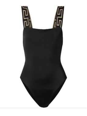 VERSACE Greca jacquard swimsuit XL
